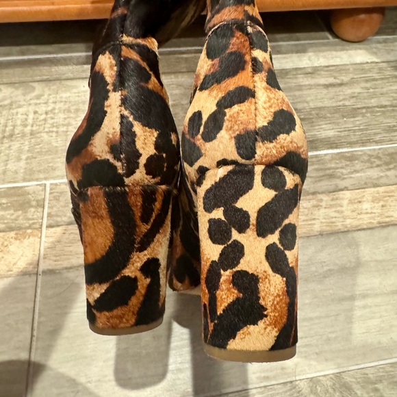 Louise et Cie Ponyhair Animal Print Boots Size 7.5 - Picture 3 of 7
